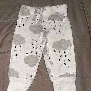 Koala Kids White Cloud Alphabet Joggers
